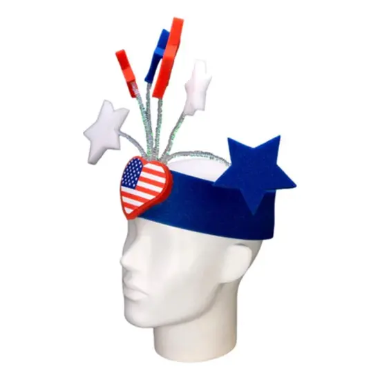 USA Stars Headband Patriotic & Festive Party Accessory {5}