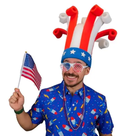 USA Rollers Hat Fun & Patriotic Party Accessory {2}