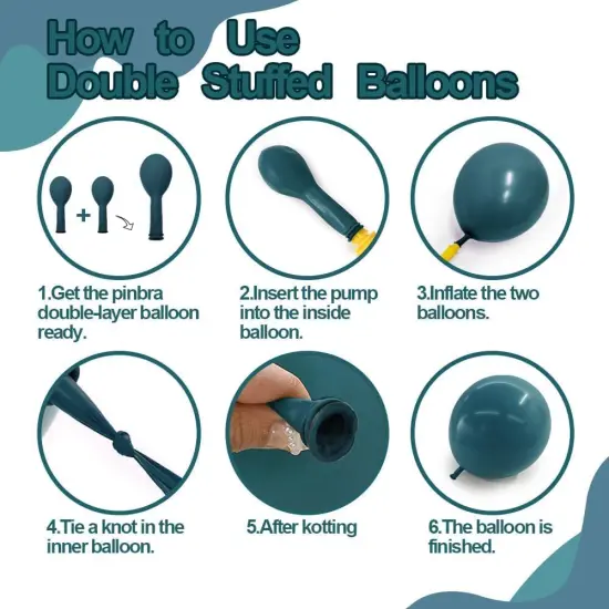 Dusty Blue Tan Balloon Garland Double Stuffed Slate Pastel Blue Brown Nude White Sand Latex Balloons Arch Kit for Neutral Baby Shower Birthday Bridal Wedding Bear Theme Party Decorations {4}