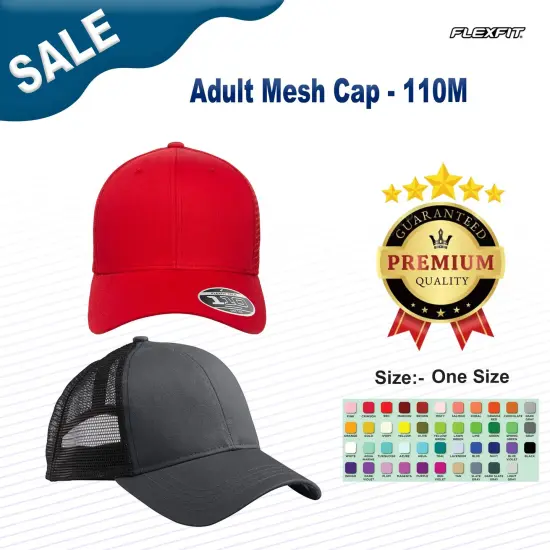 Flexfit&reg; Adult Mesh Cap CHARCOAL {2}