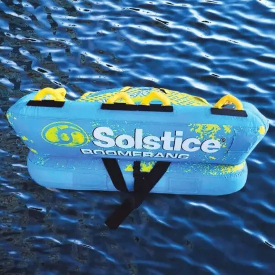 Swimline Inflatable Boomerang 2-Person Towable Water Raft - 64" - Blue {4}