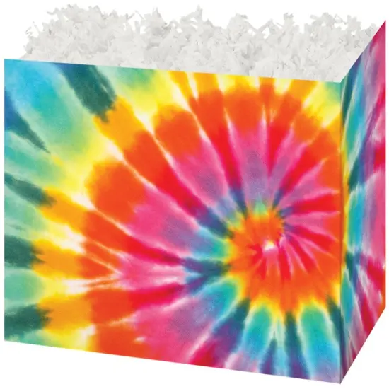 Tie-Dye Basket Box {1}