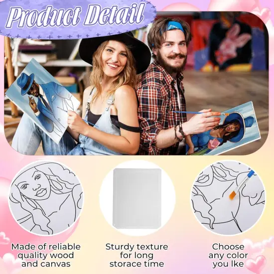 36 Pcs 8 x 10 Inch Pre Drawn (colorful) {2}