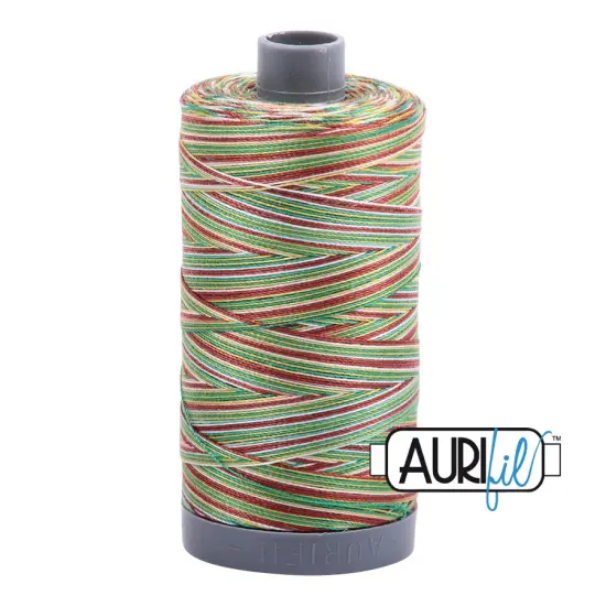 Leaves - Variegated (4650) | 28wt Large Spool (750M / 820Y) | Aurifil Thread {1}