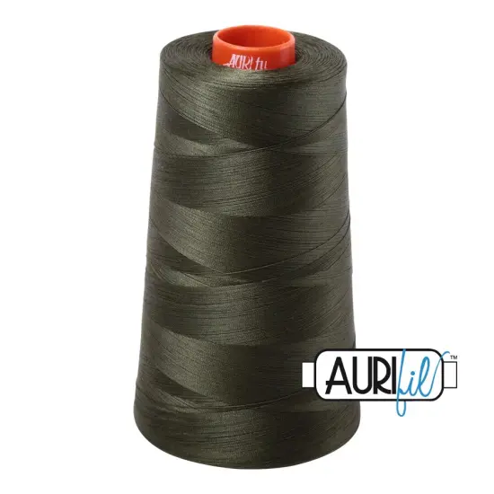 Dark Green (5012) | 50wt Cone (5900M / 6452Y) | Aurifil Thread {1}