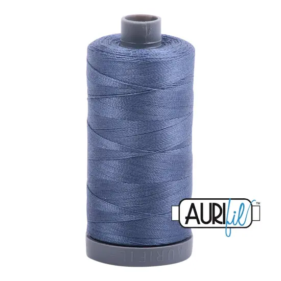 Dark Grey Blue (1248) | 28wt Large Spool (750M / 820Y) | Aurifil Thread {1}