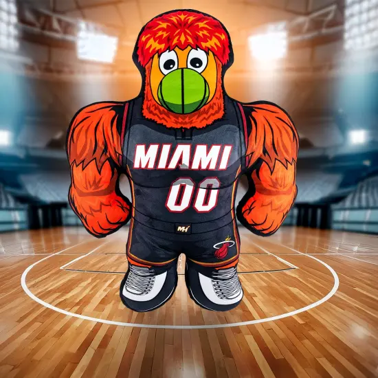 Bleacher Creatures Miami Heat Burnie 24" Mascot Bleacher Buddy {4}