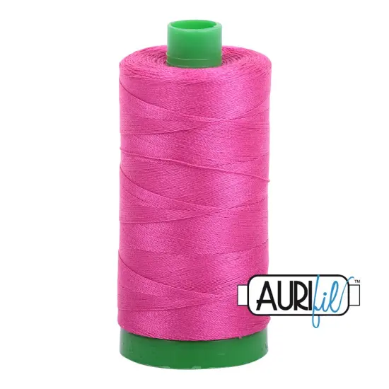 Fuchsia (4020) | 40wt Large Spool (1000M / 1094Y) | Aurifil Thread {1}