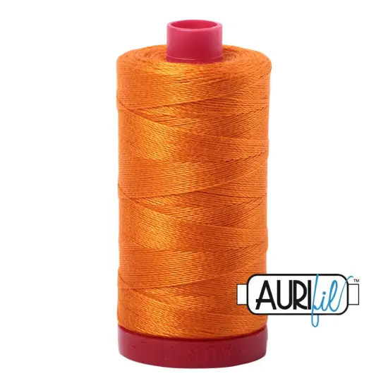 Burnt Orange (1133) | 12wt Large Spool (325M / 356Y) | Aurifil Thread {1}