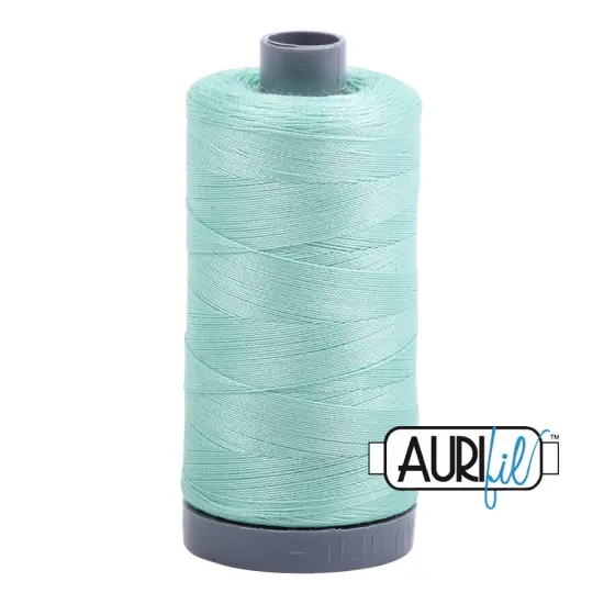 Medium Mint (2835) | 28wt Large Spool (750M / 820Y) | Aurifil Thread {1}