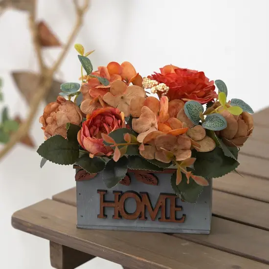 2 Packs Fall Orange Flowers Artificial for Decoration {4}