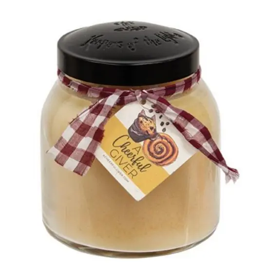 Angel Food Cake Jar Candle 34oz Hand-Poured Sweet Baked Scented Candle {1}