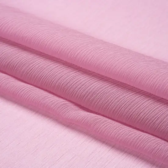 1 Yard Regal Orchid Crinkled Silk Chiffon Fabric Sheer Lightweight Material, 43 Inches Wide {4}