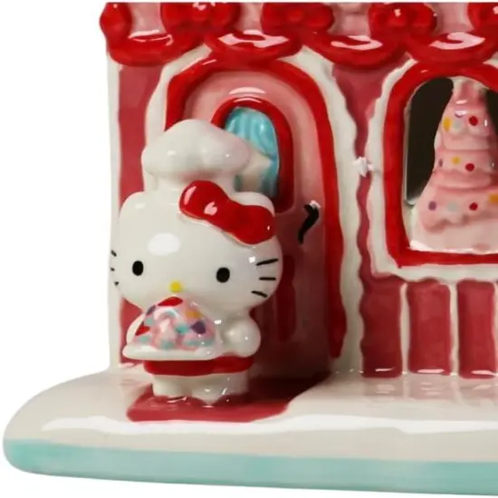 Blue Sky Clayworks Sanrio Hello Kitty Happy Birthday Bakery Candle House {3}