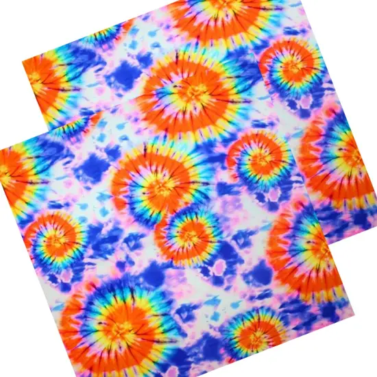 Cotton Candy Skies Printed Spandex Fabric {5}