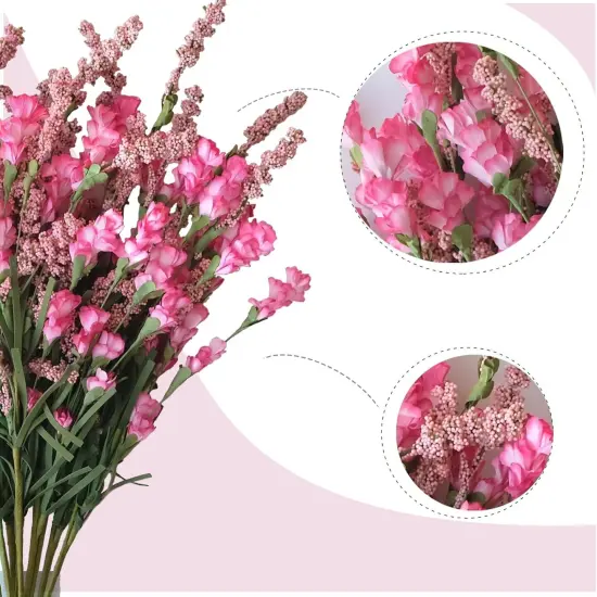 10Pcs Artificial Flower Bulk Spring/Summer Flowers Wedding Party Vase {2}