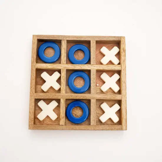 Tic-Tac-Toe Wood & Resin Board Game {4}