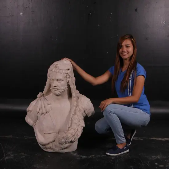 Hercules Bust Life Size Statue {3}