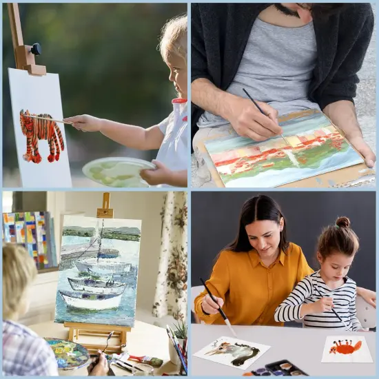 Canvases for Painting 8Pack Painting Canvas with 9x12,8x10,4x6,Canvas Panels for Oil Paint,Watercolor,Acrylic Paint,Gouache and Tempera. {4}