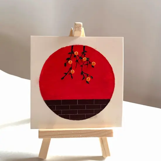 6 Pack 9 Inch Wood Easels, Easel Stand for Painting Canvases, Tripod, Kids Student Tabletop Easels for Painting, Art Craft Painting Easel Stand for Artist Adults Students {4}