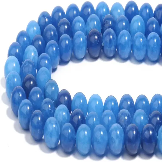 60pcs 6mm Natural Stone Beads Kyanite Beads Crystal Gemstone for Jewelry Making, DIY Bracelet Necklace {2}