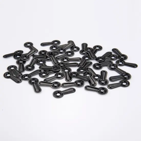 Shappy Picture Frame 100 PC Photo Frame Turn Button Fasteners with 100 Pieces Screws Picture Hardware Backing Clips Framing Parts for Hanging Posters Drawing Crafts, Black {6}