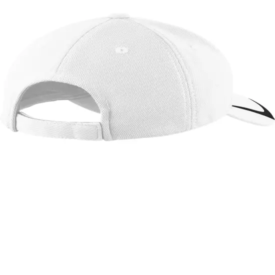 Sport-Tek&reg; Pique Colorblock Cap White/ Black {2}
