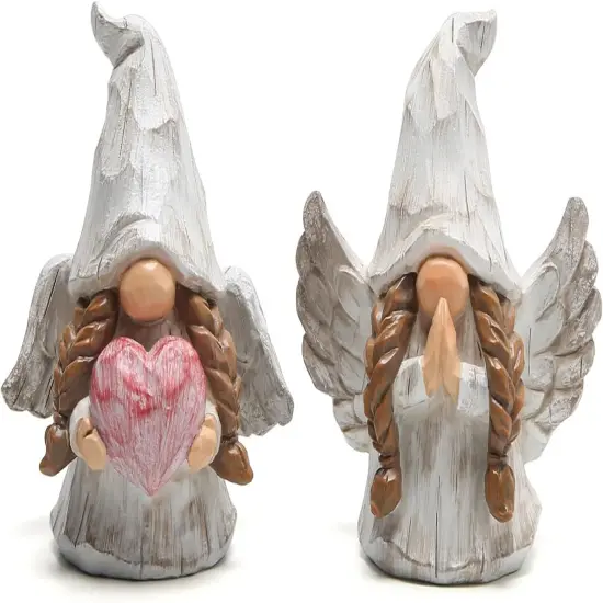 Christmas Angel Wings Gnomes Decorations Winter Home Decor Gnomes Figurines {1}