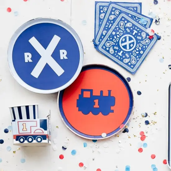 THOMAS & FRIENDS&trade; SMALL BLUE BANDANA NAPKINS {2}