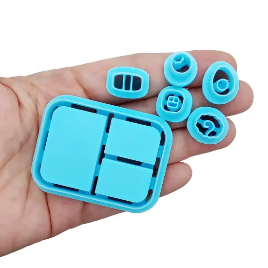 Sushi Bento Box Clay Cutter Set, 6 pcs, Cute Food Clay Shapes, Adorabilities {2}