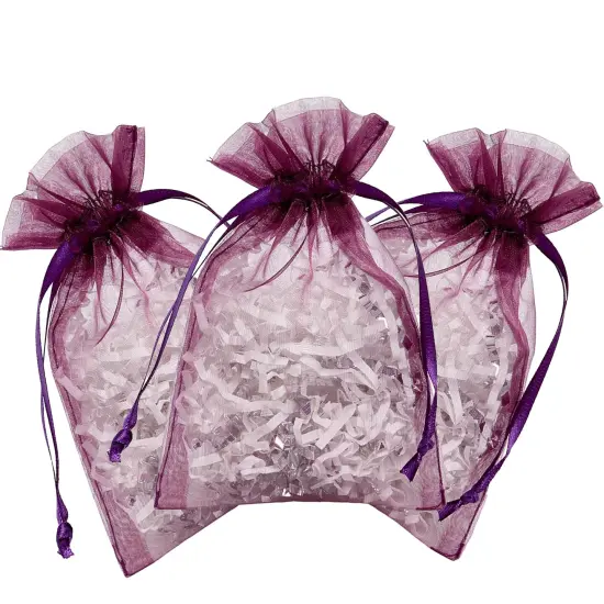 Mini 2&rdquo; x 3&rdquo; Organza Pouches Elegant Gift Wrapping {4}