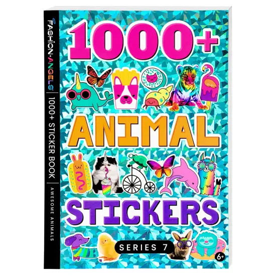 Fashion Angels: Sticker Book Bundle - 4 Pack - Includes 4,000+ Stickers In Fun & Colorful Themes, Cute-Food-Photographs-Animals, Girls-Tweens-Kids 6+ {7}