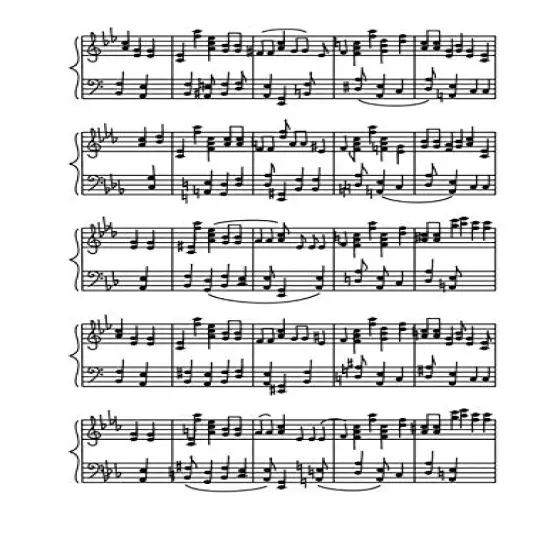 Sheet Music Edible Icing image Cake Toppers for 8 inch round cake {1}