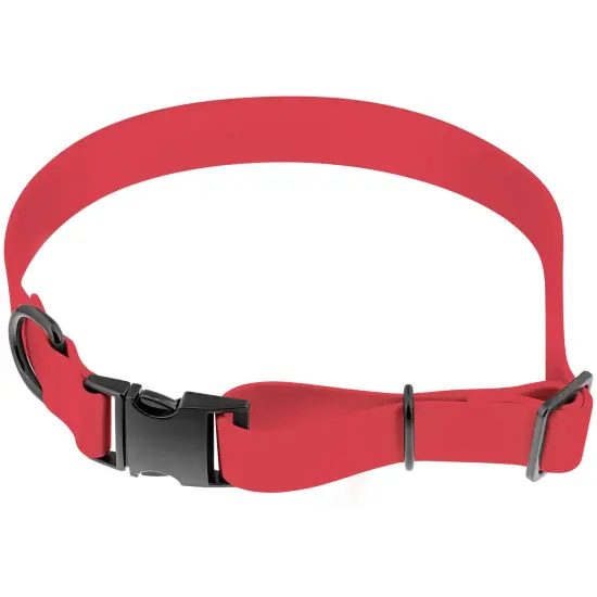 MiMu Large Silicone Dog Collar - Pink 25.5in Stylish Dog Collar with Clasp Buckle {3}