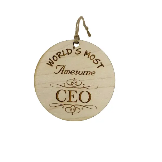 Worlds most Awesome CEO - Ornament {5}