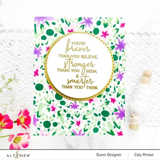 Flowers & Petals Layering Stencil Set (4 in 1) {6}