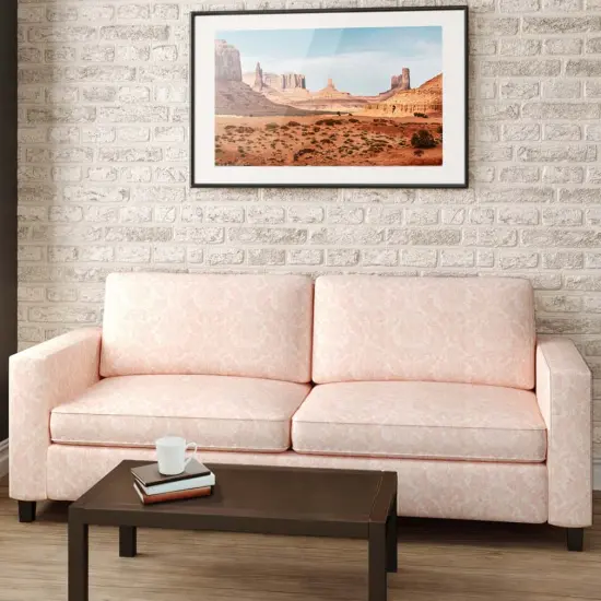 Upholstery Fabric - Pink Damask Upholstery Fabric 54 Inches" {3}