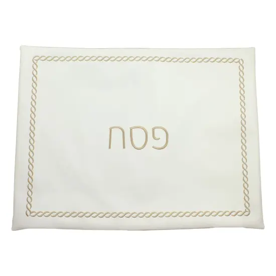 Braided Design Embroidered Pillow Case Black {2}