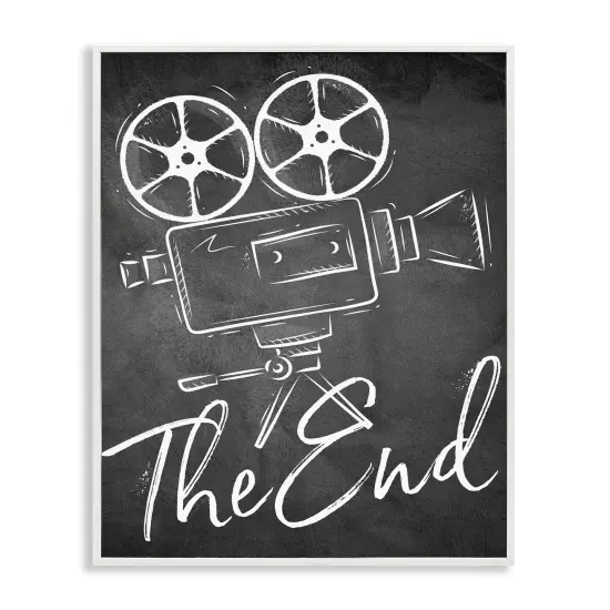 Stupell Industries Vintage Movie Camera Framed Giclee By Kim Allen {1}