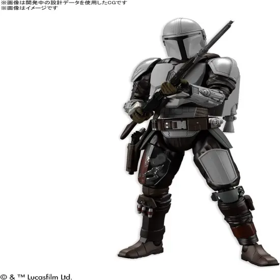 BANDAI Hobby - The Mandalorian - The Mandalorian Beskar Armor, Spirits Star Wars 1/12 Model Kit {3}