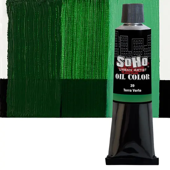 SoHo Urban Artist Oil Paint - 2 Pack, Terre Verte 2 Pack - 170 ml Tube - Best Valued Oil Colors for Painting with Excellent Pigment Load {3}