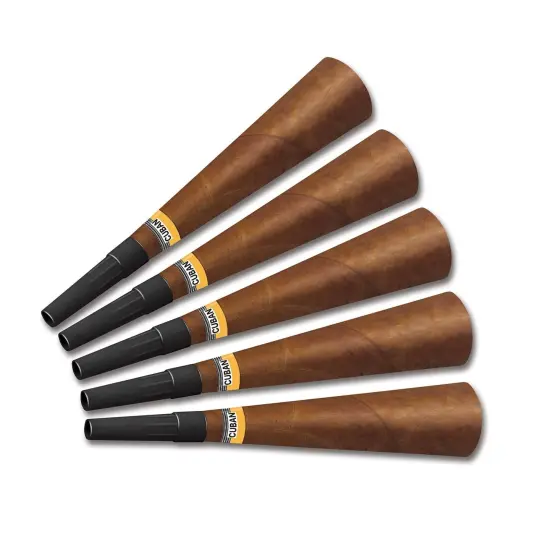 100 Pack Bulk New Year's Eve Cigar Horns {1}