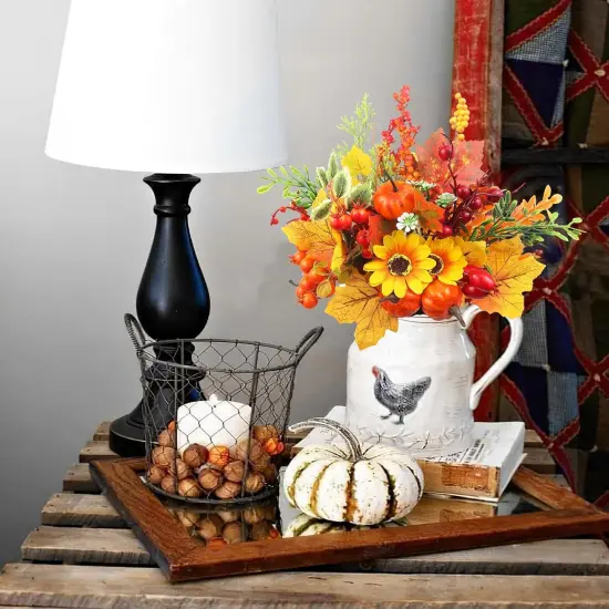 5 Pcs Fall Stems Artificial for Thanksgiving {4}