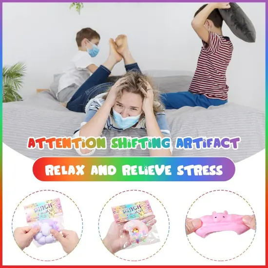 3pcs Squishy Cat Squeeze Toys {2}