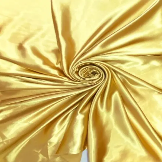 1 Yard Elegant Gold Crepe Satin Fabric Smooth Flowing Textile for Evening Dresses Costumes and DIY Projects 58 Inch Width {3}