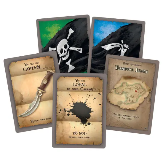 15 Men Strategy Board Game -A Game of Mutiny on a Pirate Vessel {5}