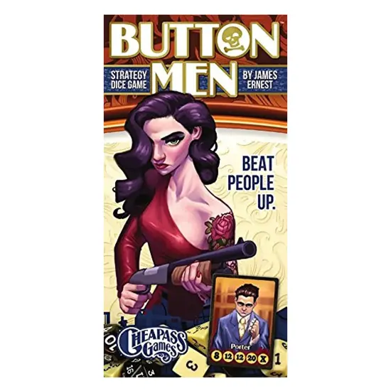 Button Men: Beat People Up - Cheapass Games, Strategy Dice Game, Welcome To Fight City, Multiplayer & Campaign Games {6}