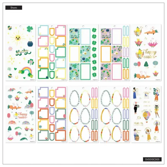 Happy Planner Classic Sticker Value Pack 30/Pkg-Spring {6}