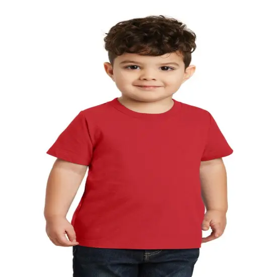 Port & Company&reg; Toddler Short Sleeve Crewneck Fan Favorite Tee Bright Red {1}