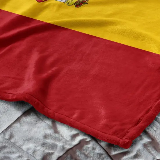 Country Flag Silk Touch Throw Blanket Spain {5}